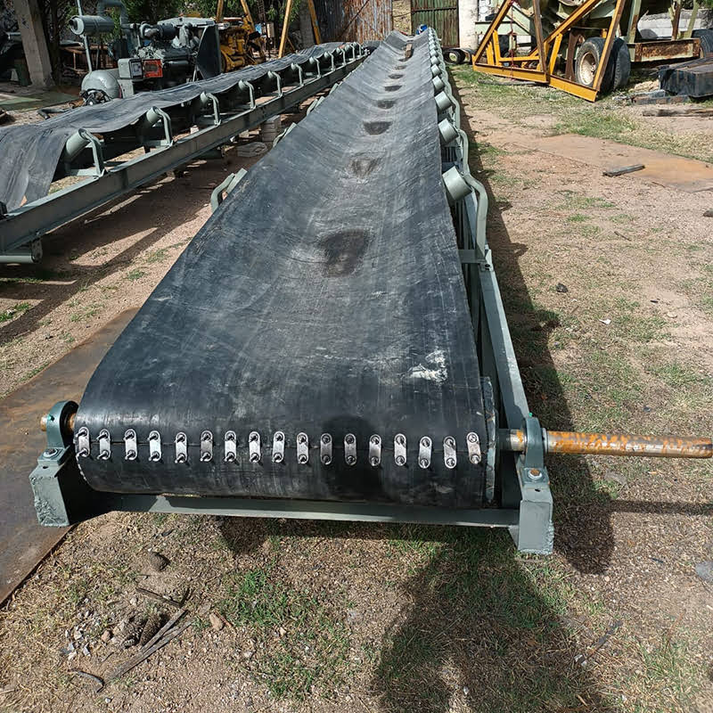HUAYE-190 conveyor belt fastener installed on fabric-core belt splice