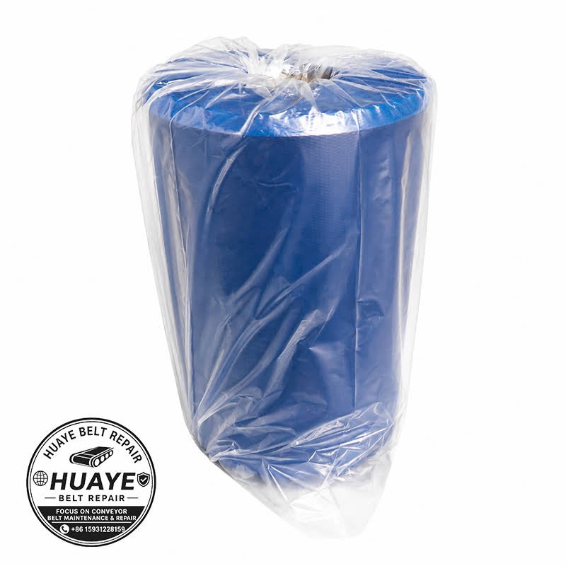 HUAYE-2601 fabric conveyor belt tie gum packaging, 10kg per roll