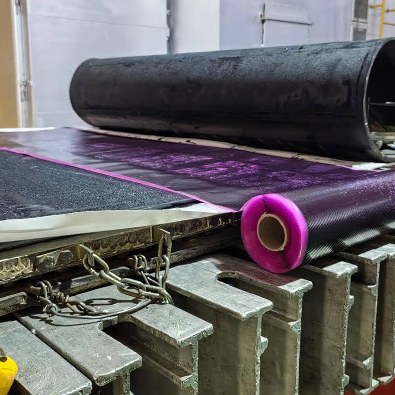 HUAYE core rubber applied during conveyor belt hot vulcanization splicing